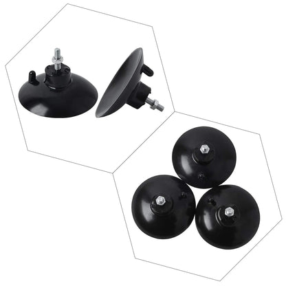 Set of 4 Black French Fry Suction Cup Feet for Compatible Models