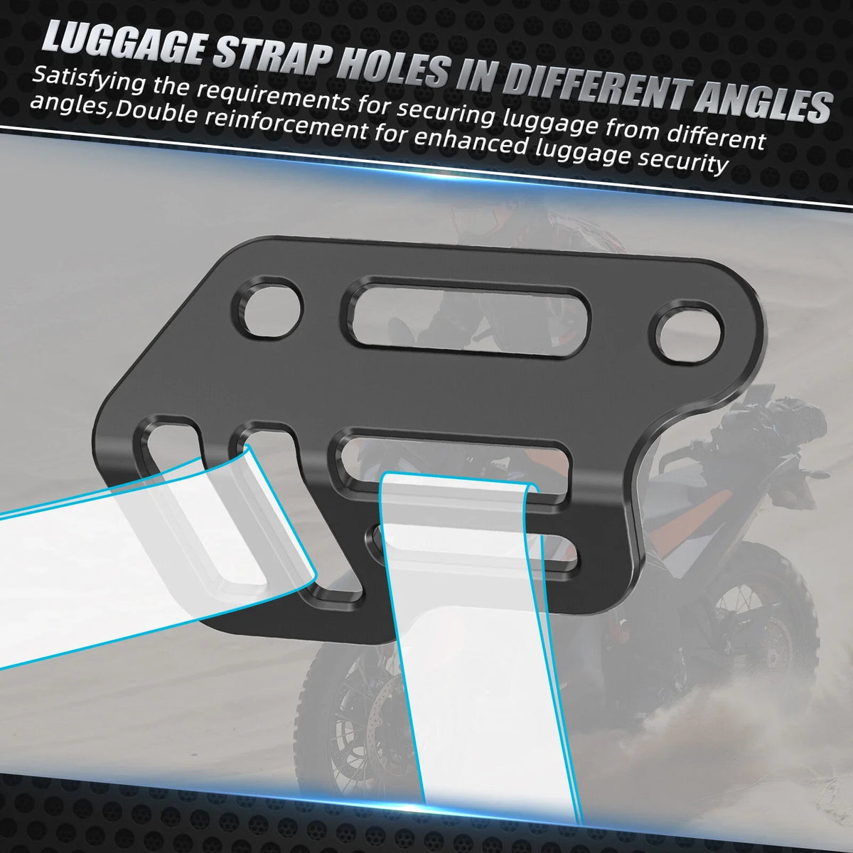 2X Motorcycle Tie Down Brackets for KTM 790/890 Adventure R (2019–2023)