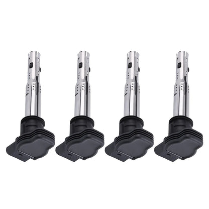 4X Ignition Coils Pack for Audi A3 A4 Q5 VW Beetle Passat CC Golf Jetta 2.0L L4