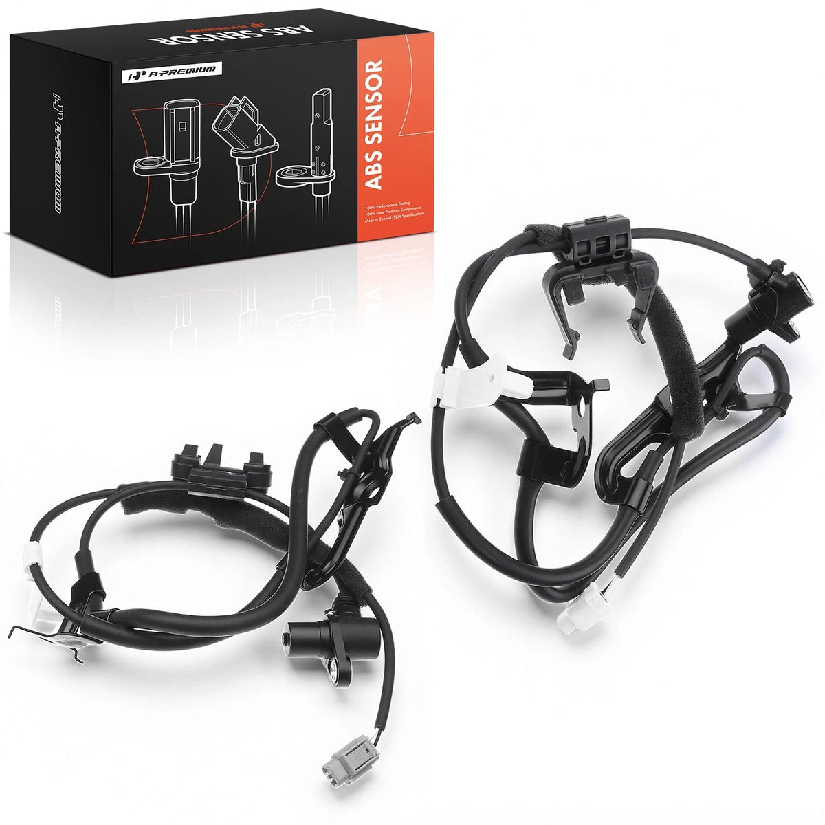 2X Front ABS Wheel Speed Sensor for Toyota Sienna (2004–2010) 89543-08030, 5S6826