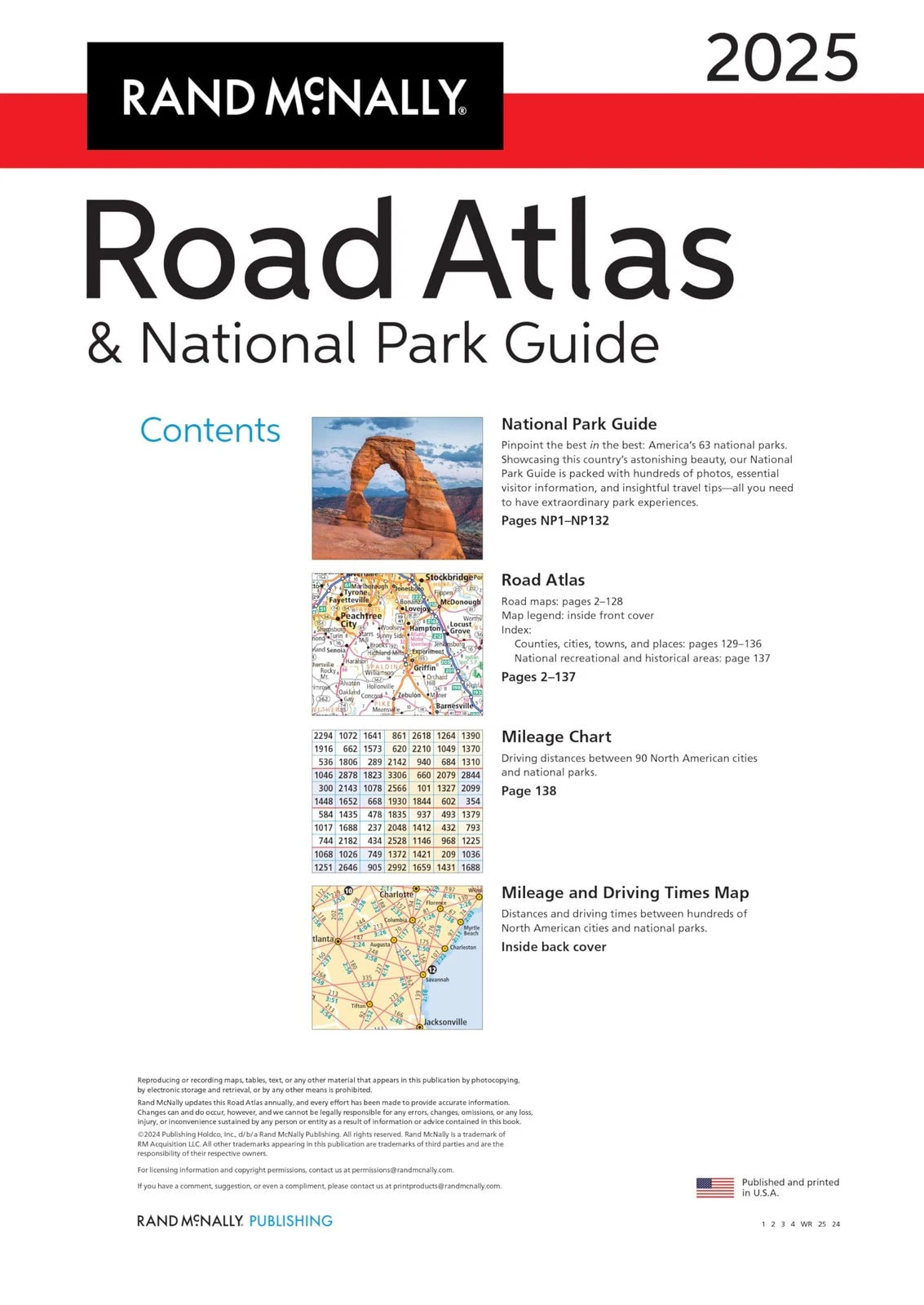 Rand McNally 2025 National Park Road Atlas & Guide