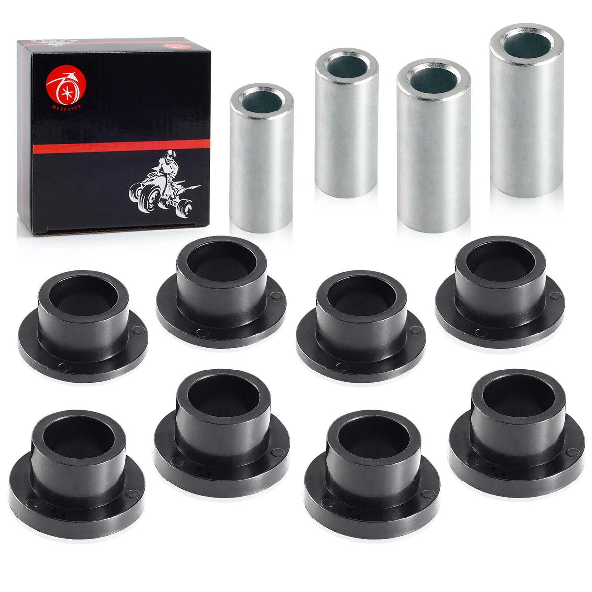 Front Shock Absorber Bushings Sleeve Kit for Polaris RZR 800 (2008–2014) 7042078 7042333