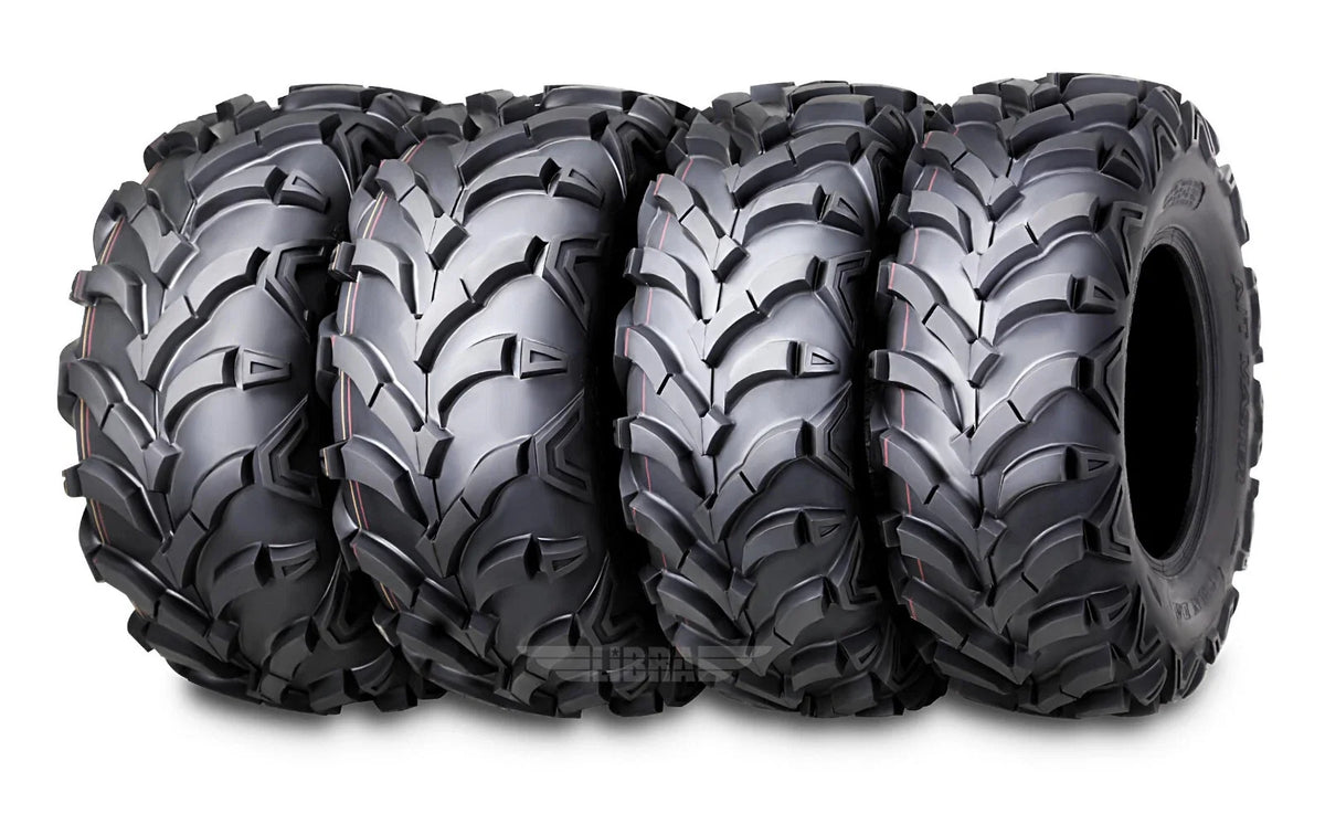 Set of 4 WANDA ATV/UTV Tires 25X8-12 25X10-12 for Honda Foreman 500 (2005–2014)