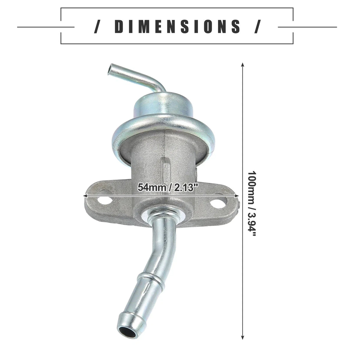 Fuel Injection Pressure Regulator for Honda CBR600F4i (2002–2006) Silver Tone