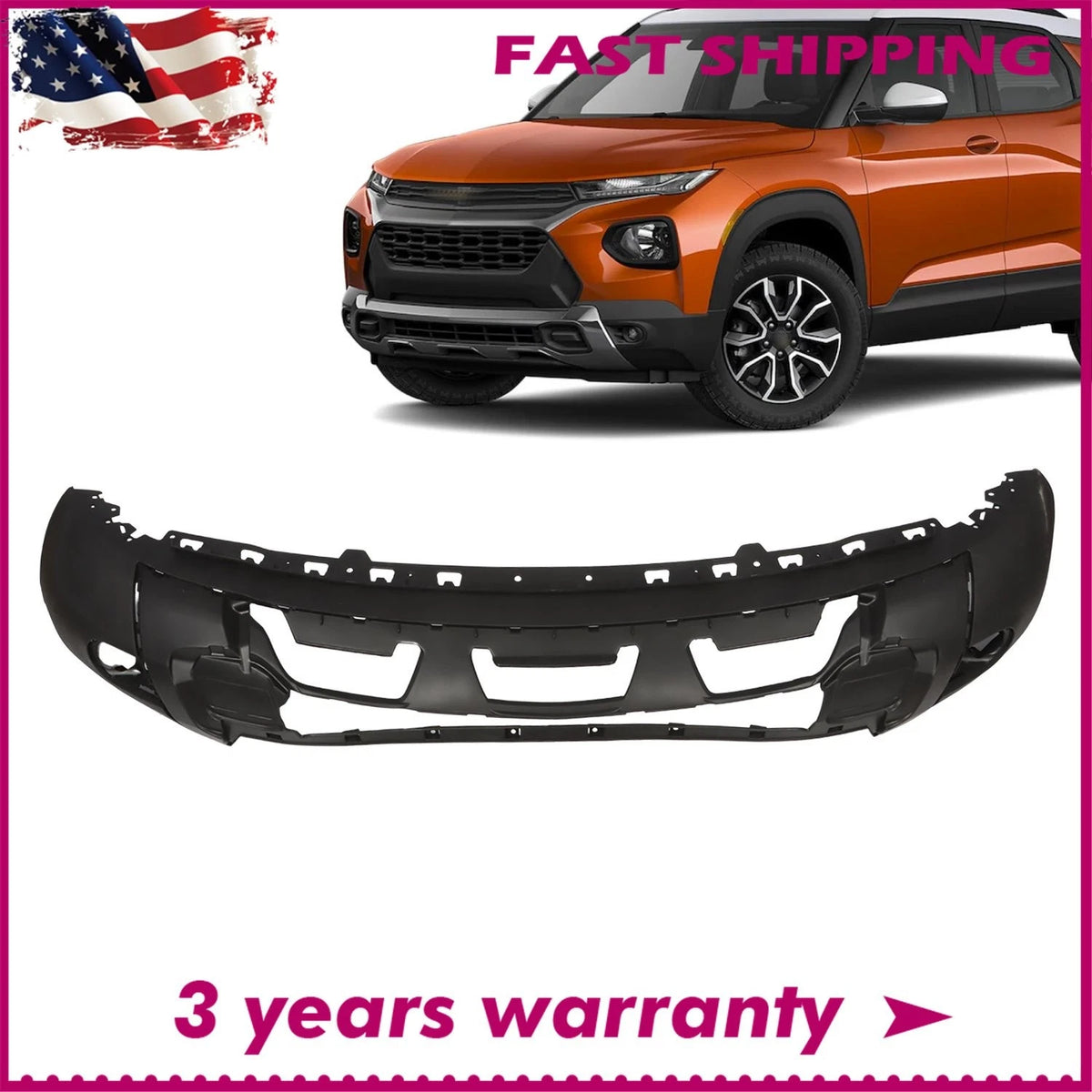 Front Bumper Lower Cover for Chevrolet Trailblazer (2021–2023)