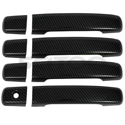 Set of 4 Door Handle Covers for Nissan Altima (2007–2013) Carbon Fiber