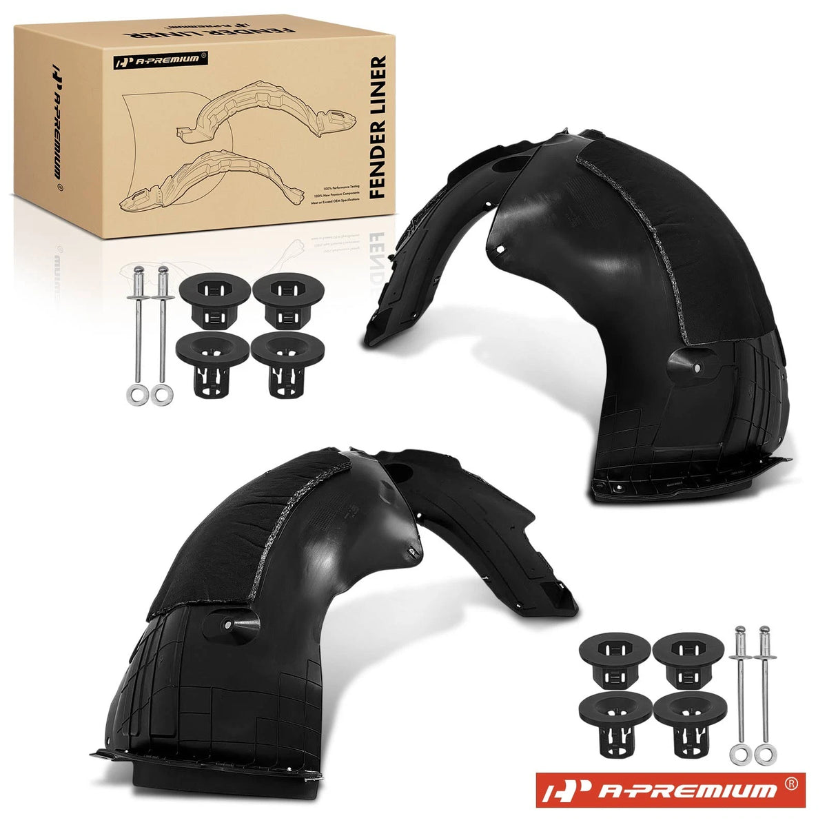2X Inner Fender Liners for Hyundai Ioniq 5 (86811GI000, 86812GI000)