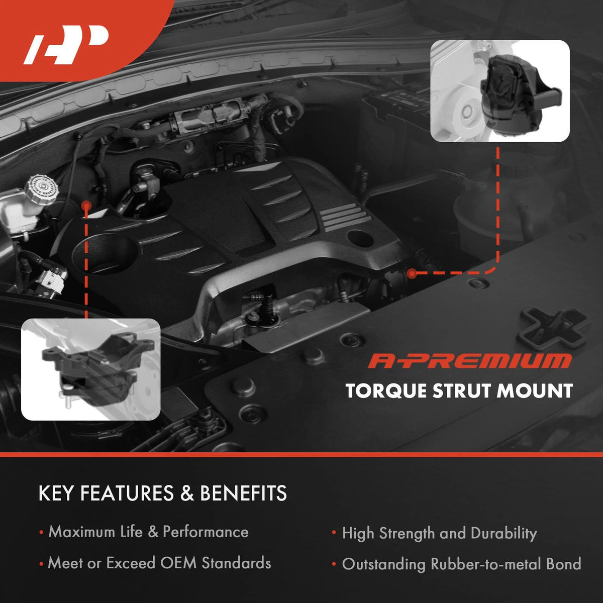 Differential Mount for Mitsubishi Outlander (2003–2006) MR961408, A60098