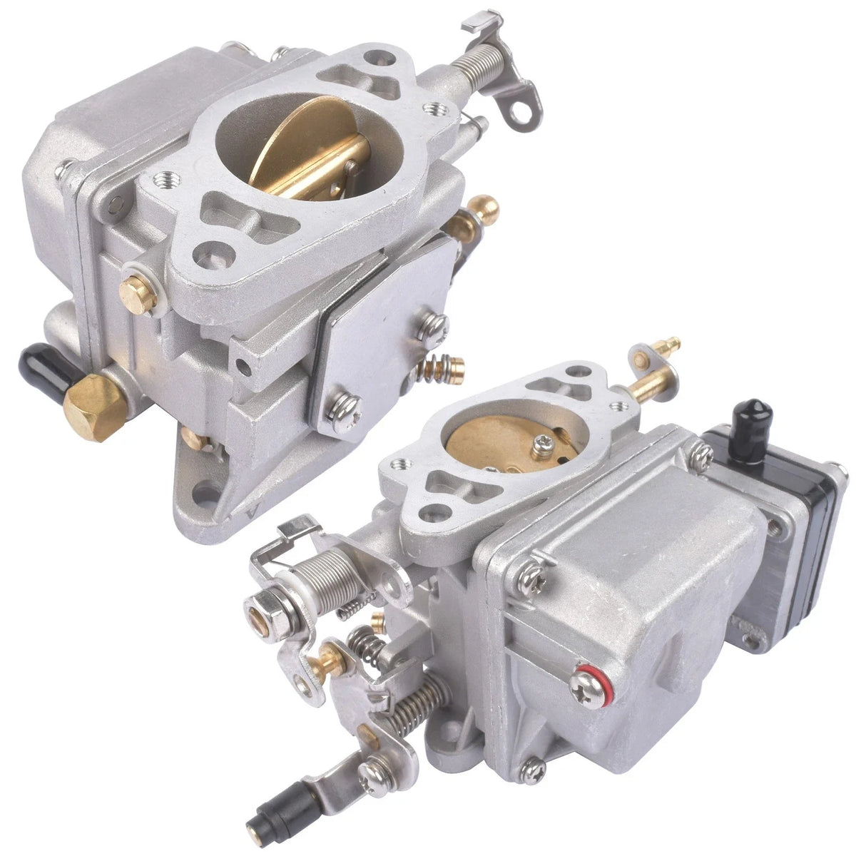 Upper Lower Carburetor for Yamaha Outboard 20HP 25MLHU (2T, 2 Cylinder)