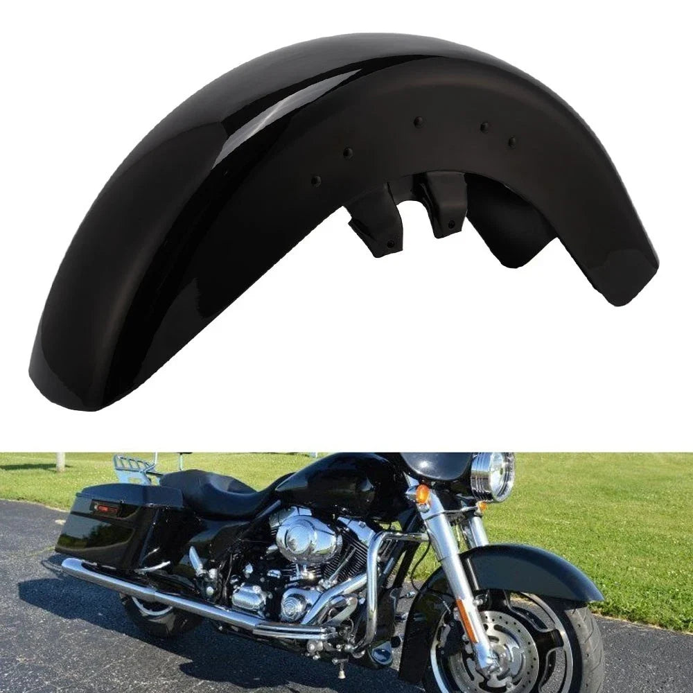 Front Fender for Harley Touring Road King Street Glide (1989–2013) Vivid Black