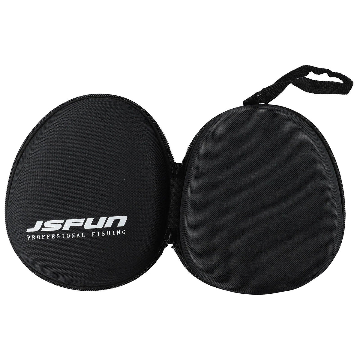 Fishing Reel Bag for Lure Storage - Waterproof Nylon, Black