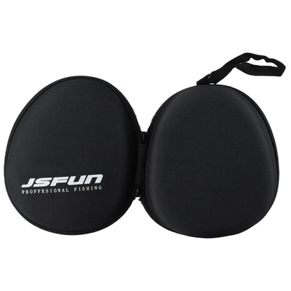 Fishing Reel Bag for Lure Storage - Waterproof Nylon, Black