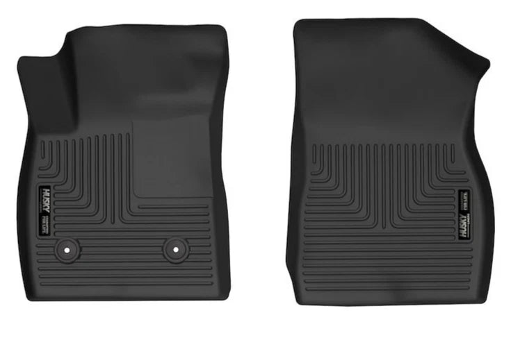 Set of 2 HuskyLiner X-ACT Black Front Floor Liners for Chevy TrailBlazer (2021–2026) 55601