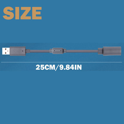 6X USB Breakaway Dongle Cable Adapter for Xbox 360 Wired Controller