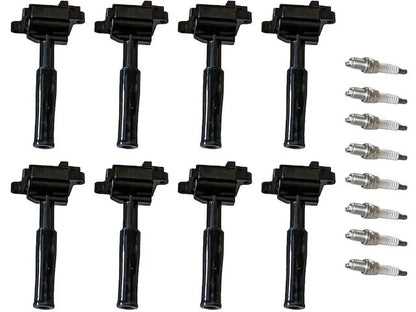 Ignition Coil Set with Spark Plugs for Jaguar XJ8 (1998) 21233NFQC