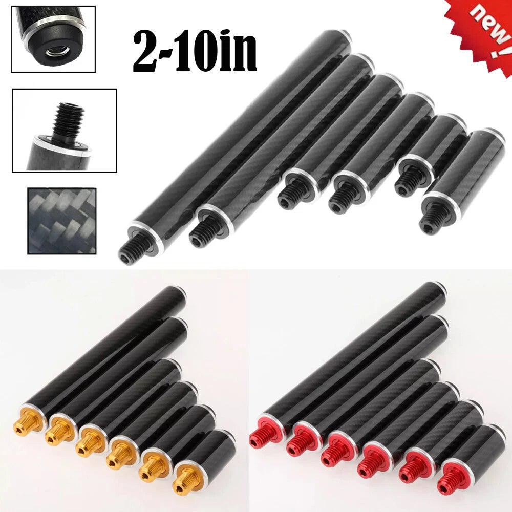 2X 10in Cue Extension for Predator Fury Cues - Stackable, Carbon Fiber