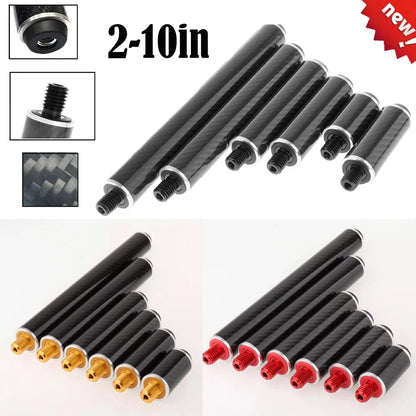 2X 10in Cue Extension for Predator Fury Cues - Stackable, Carbon Fiber