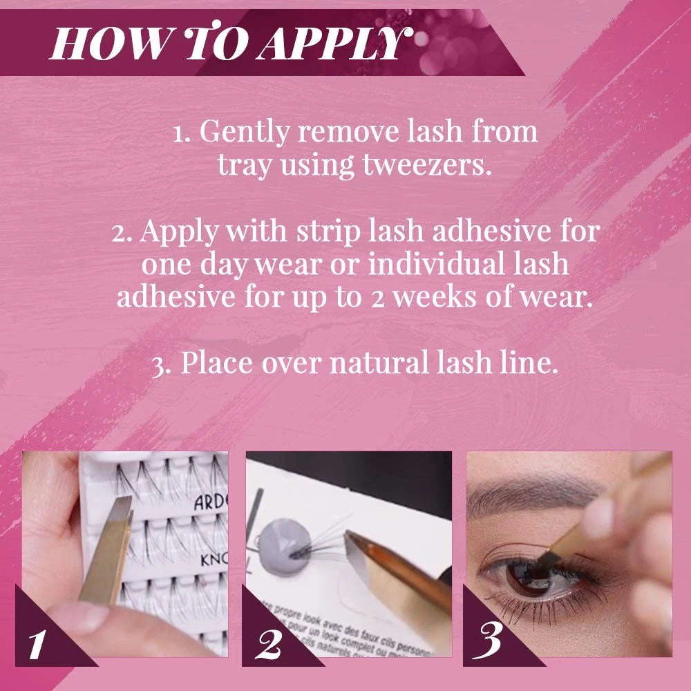 Set of 4 False Eyelashes Double Up 56 Count for Ardell