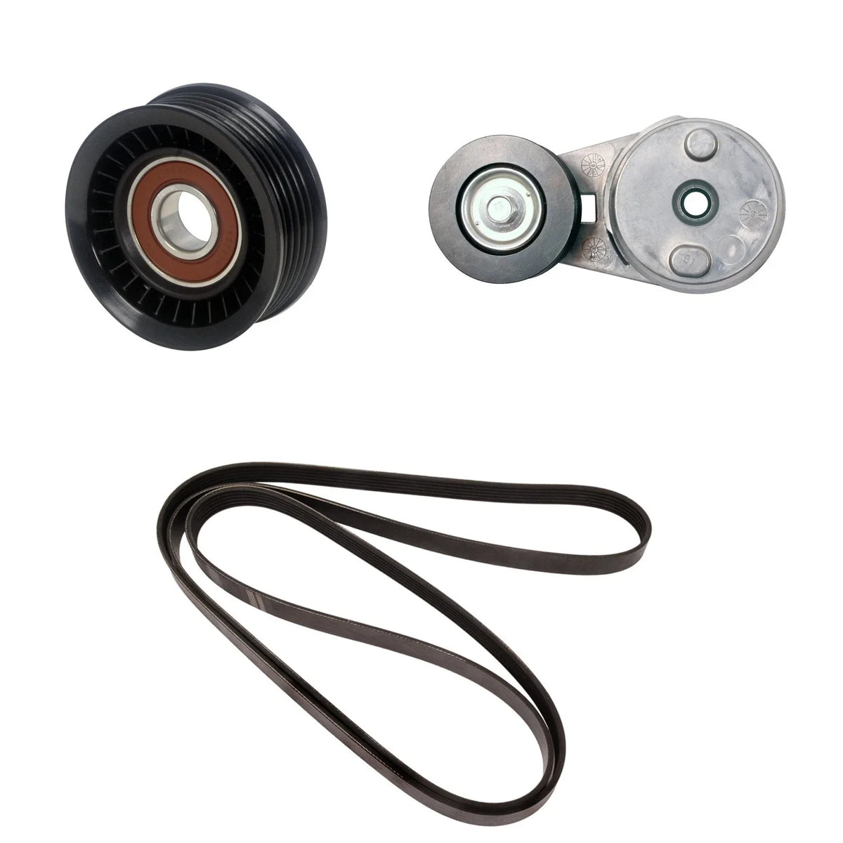 Drive Belt Idler Pulley Tensioner Kit for Sierra Silverado 2500 (2007–2014)