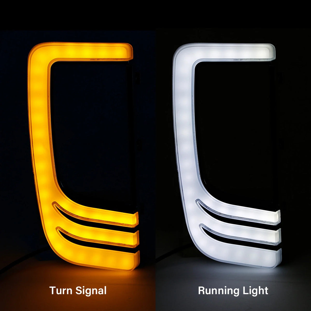 LED Fairing Lower Grills Turn Signals for Harley Electra Road Glide (2014–2024)