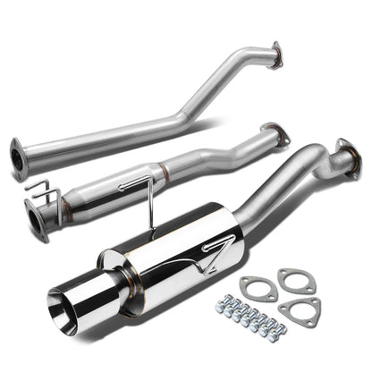 4" Rounded Muffler Tip Catback Exhaust for Acura RSX DC5 (2002–2006)