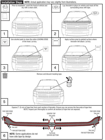 AeroSkin Smoke Hood Protector Bug Shield for Ford Bronco (2021–2026) 2842183