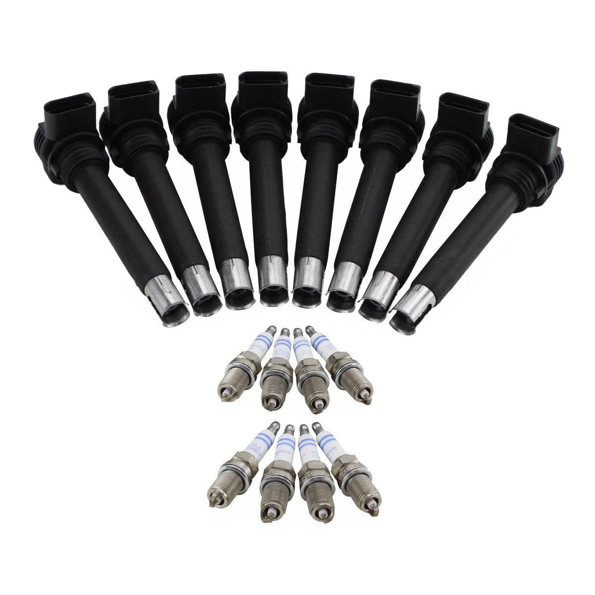 Set of 8 Ignition Coils & Spark Plugs for Audi R8 RS5 V8 (2008–2015)