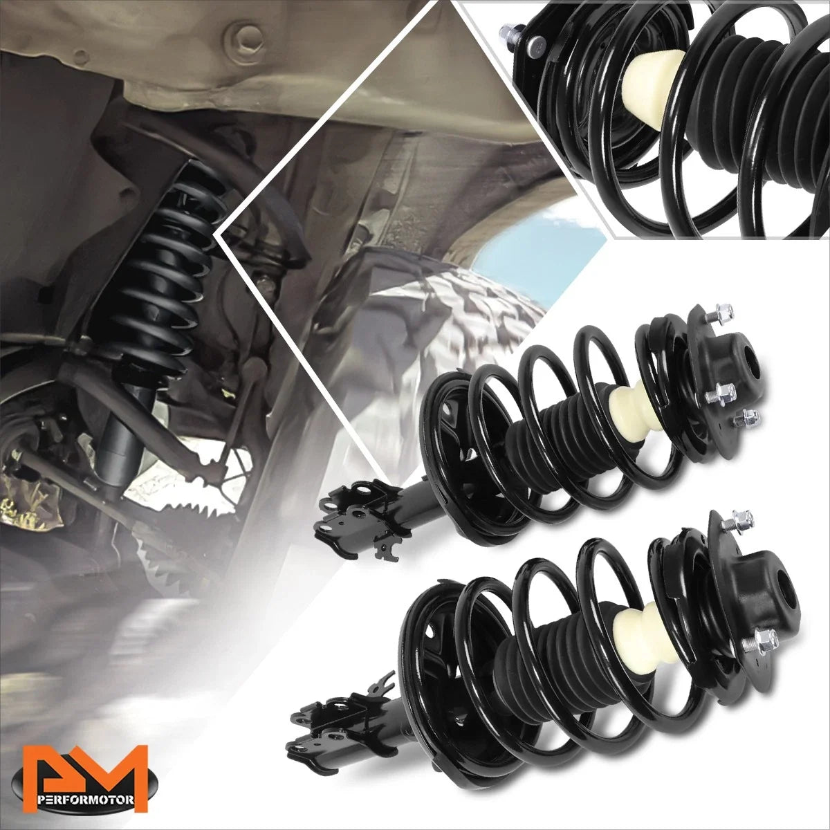 Complete Strut Assembly Set of 2 for Toyota Camry (1997–2001)