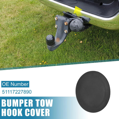 Tow Hook Cover for Dodge Ram 1500-3500 (2010–2023) 68495076AA, Black
