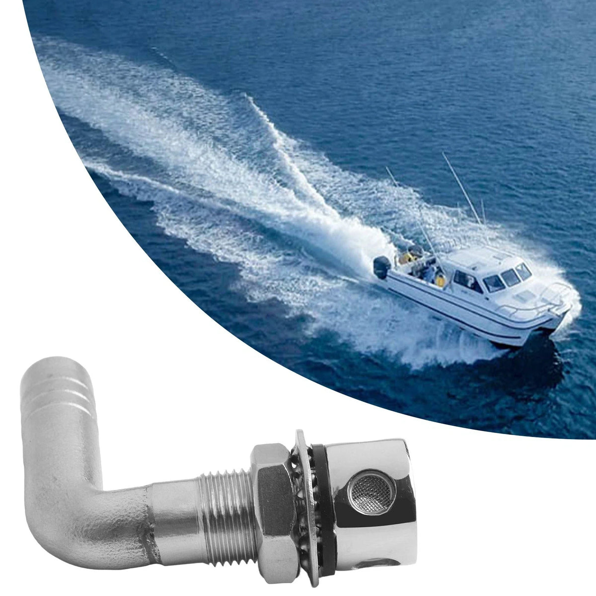 Boat Fuel Tank Vent in 316 Stainless Steel for Efficient Airflow (2010–2023)