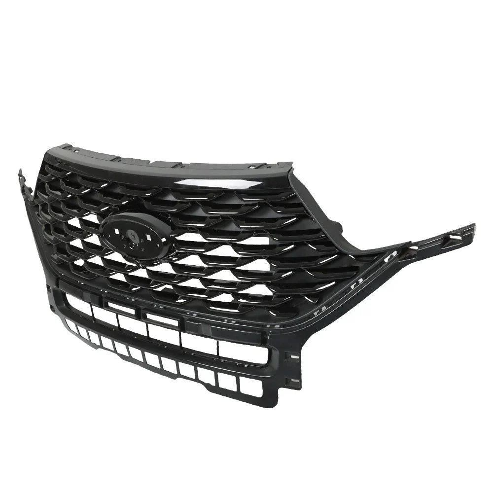 Gloss Black Front Center Mesh Grille for Ford Explorer (2020–2022)