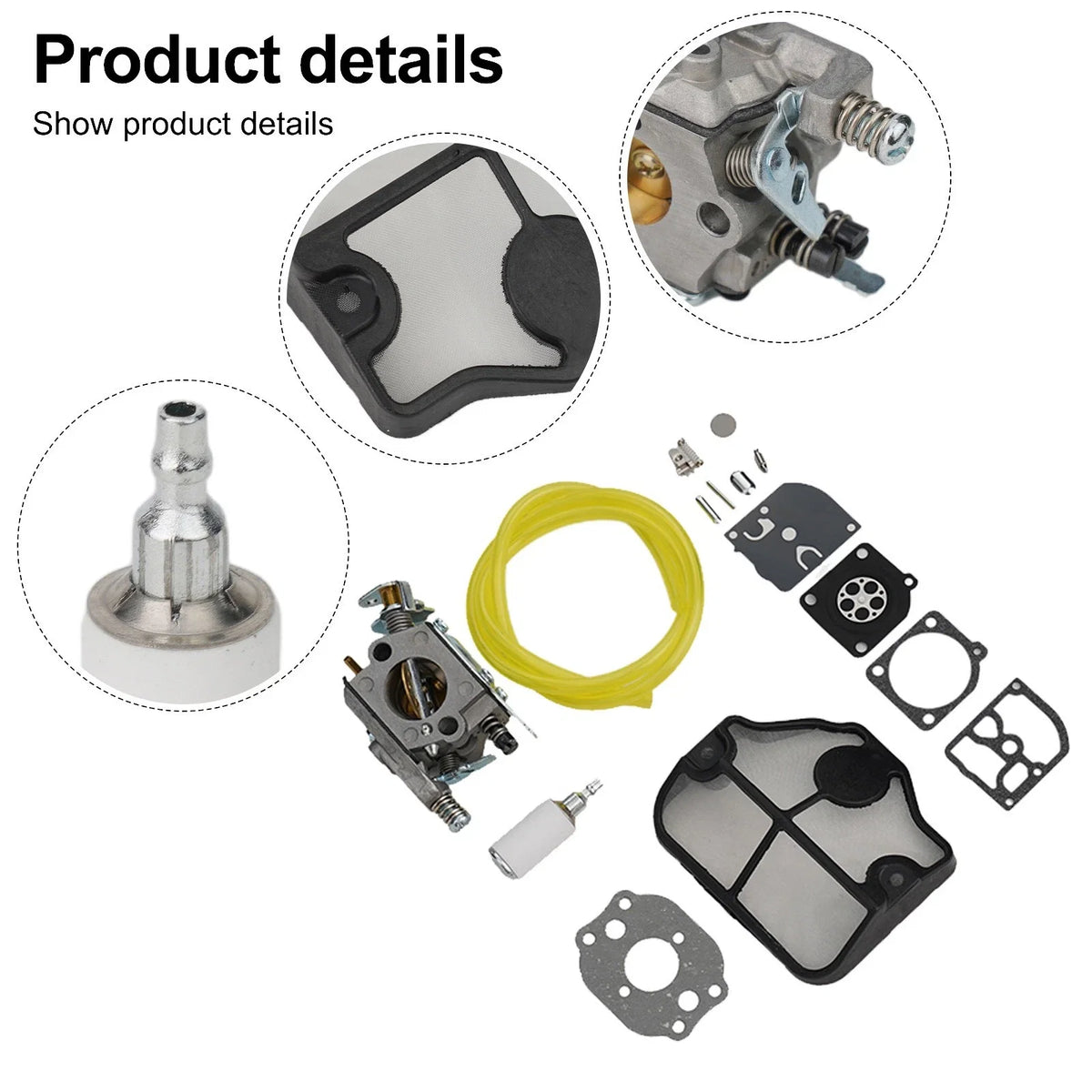 Carburetor Kit for Chainsaw 136 137 141 142E (36/41)