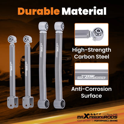 Adjustable Control Arms Set for Jeep Wrangler JK Unlimited (2007–2018) 3ZRQXE