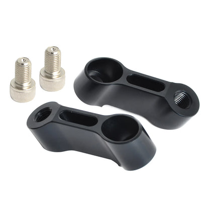 10mm CNC View Mirror Mount Risers for Suzuki Honda Kawasaki