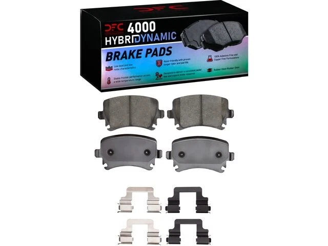 Set of 4 Rear Brake Pads for Audi TTS Quattro (2009–2015) 38144XZNS