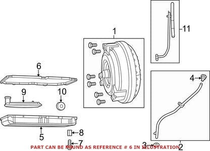 Genuine OEM Mopar Transmission Oil Pan Gasket for Dodge Charger (2017) Ram 1500 (2019)