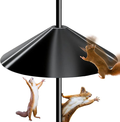 19-Inch Weatherproof Squirrel Baffle for Bird Feeders and Houses
