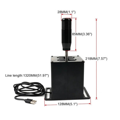 PC USB Simulator Shifter Handbrake + H-Shifter for G29 G27 G920 T300RS