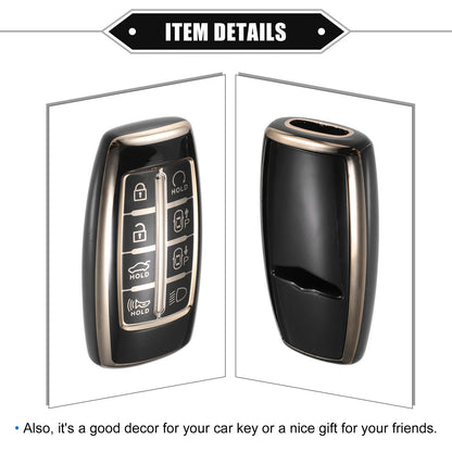 8 Buttons Key Fob Cover for Hyundai (Keyless Smart Fob)