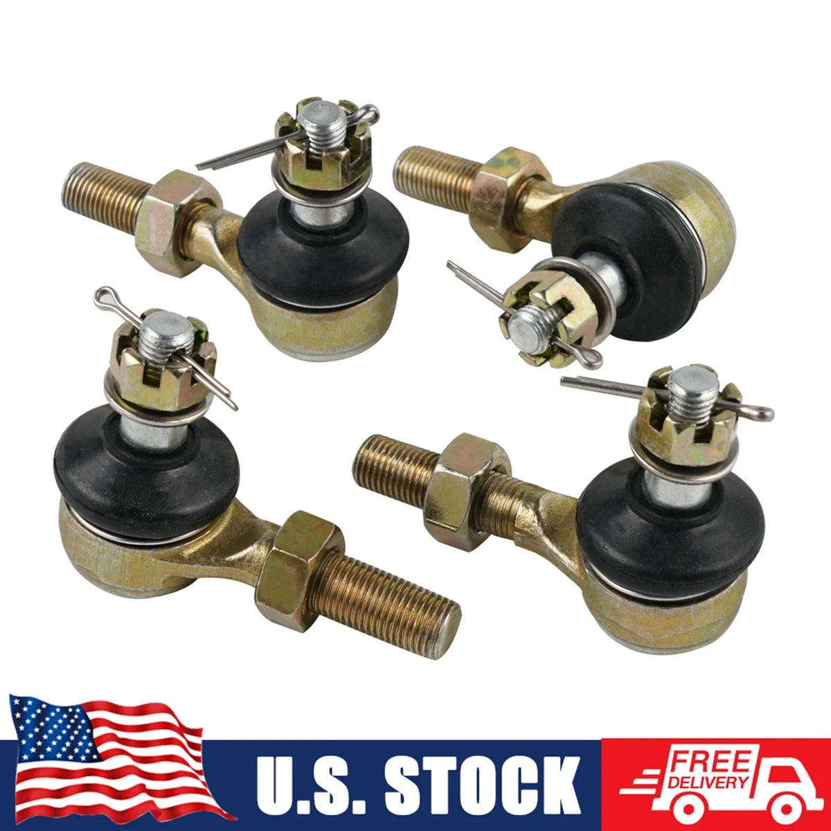 Set of 2 Tie Rod Ends Ball Joint Kit for Yamaha Raptor 700 YFM700 (2008–2026)