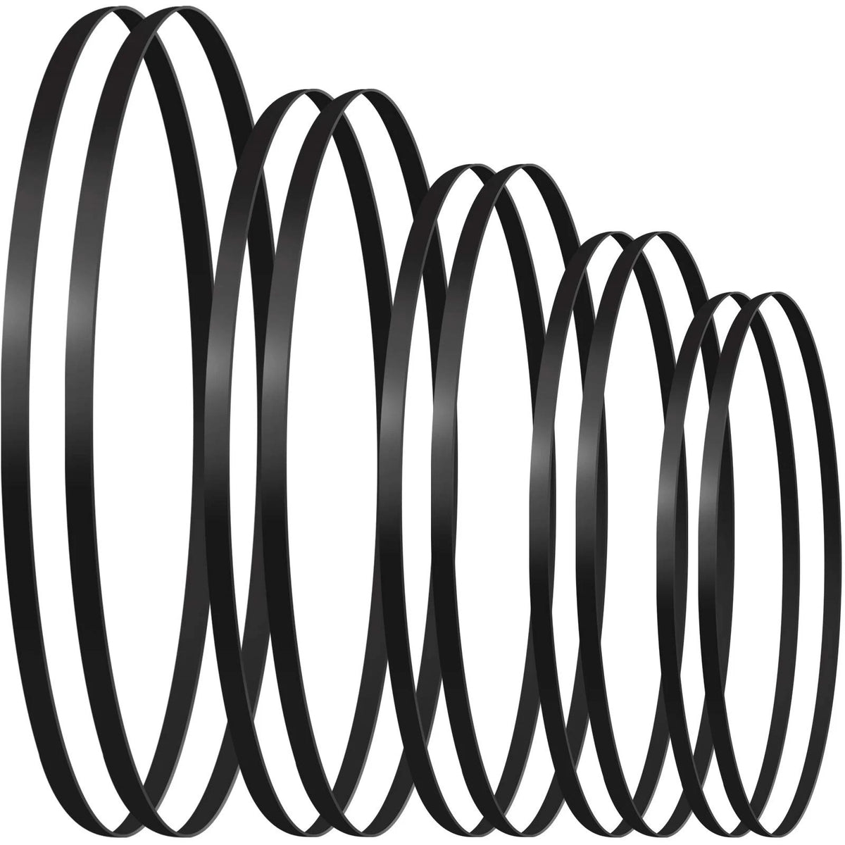 10-Piece Turntable Belt Set for Belt-Driven Turntables (Repair/Replacement)