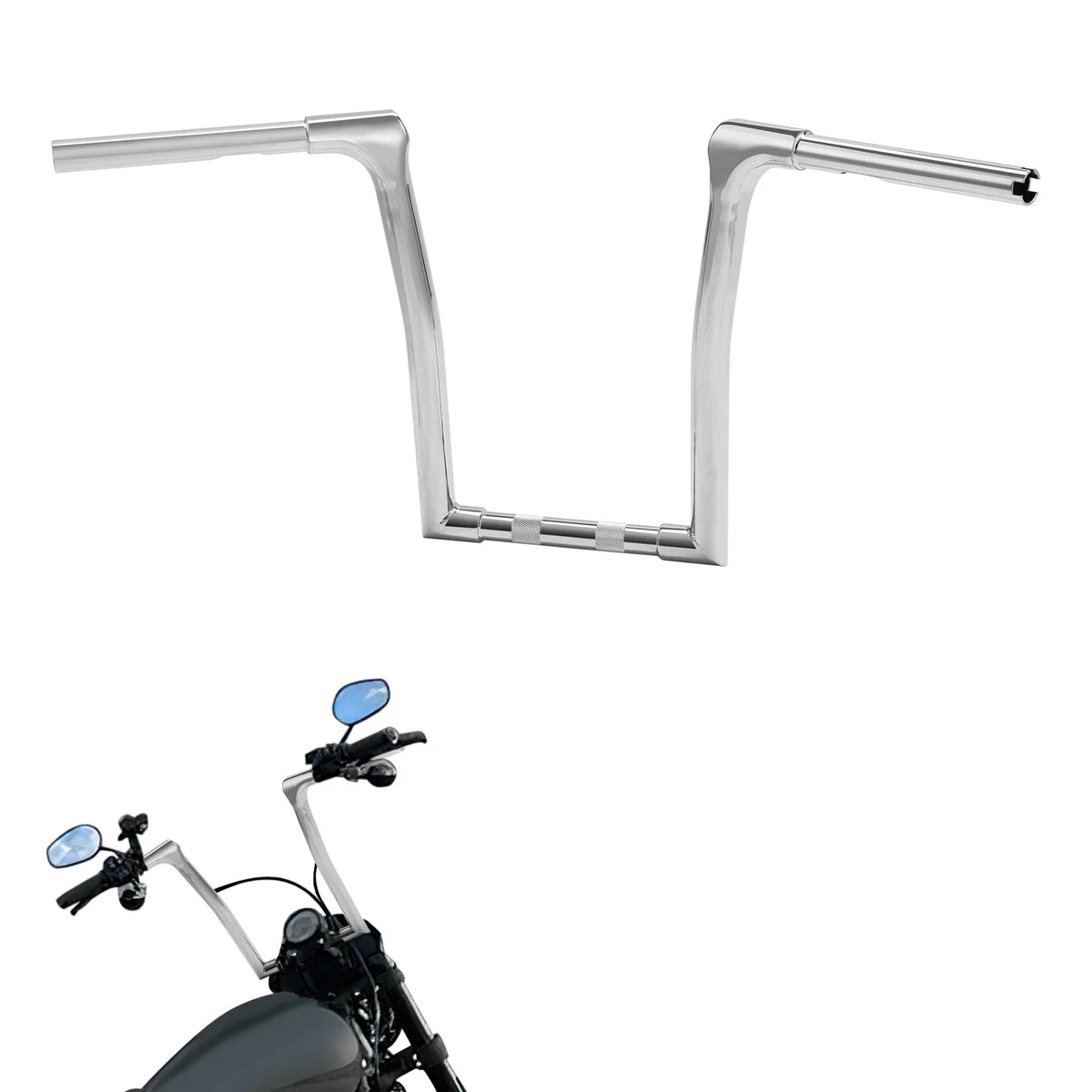 14" Rise Ape Hanger Handlebar 1-1/4" for Harley Softail Street Bob (2018–2024)