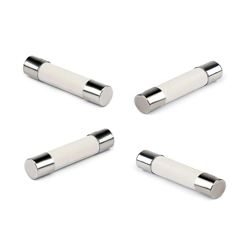 Set of 100 Universal 20Amp Slow Blow Ceramic Fuses for Ovens