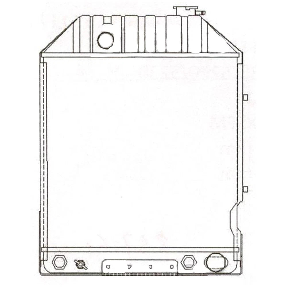 Radiator for Ford New Holland 5610 5900 7610 7410