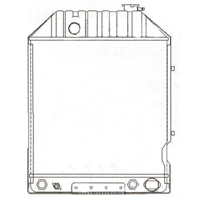 Radiator for Ford New Holland 5610 5900 7610 7410