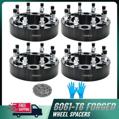 Wheel Spacer Set for Ford F-250 Super Duty (2003–2025) 14x1.5 8x170 1.5"–2"
