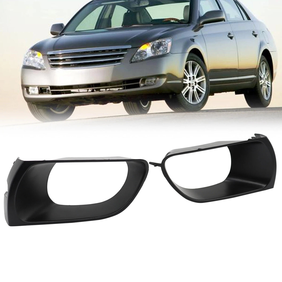 2Pc Fog Light Trim Set for Toyota Avalon (2005–2007) 52127AC901, 52129AC901