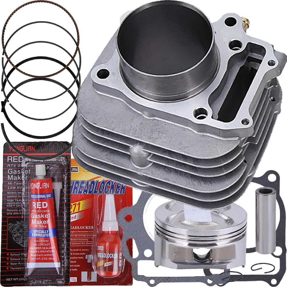 Cylinder Piston Head Gasket Kit for Honda Sportrax 300 TRX300EX TRX300X (2001–2007)