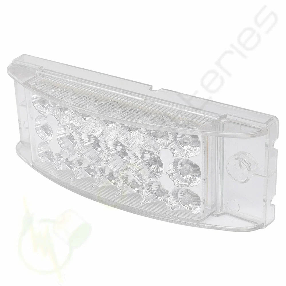 4X 6" Clear Lens Red LED Turn Signal Side Marker for Truck Trailer