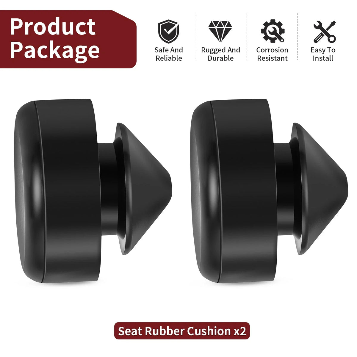 Rubber Cushion for Honda ZB50 CB50R CBR1000F CRF230M (Part No. 77215-GC2-000)